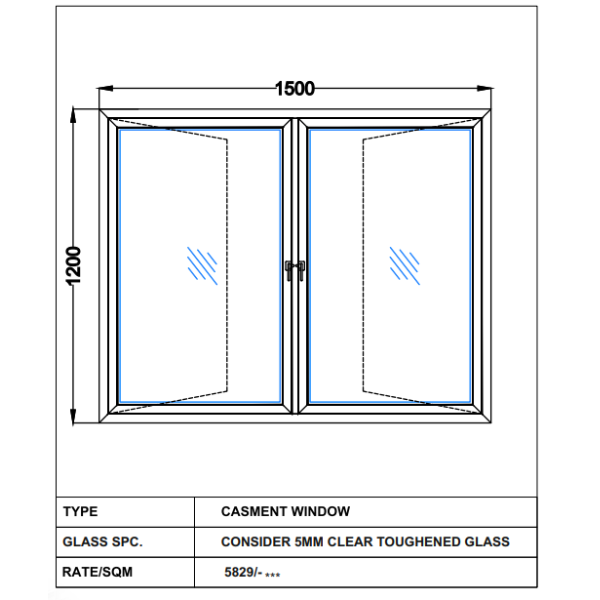 CONSIDER 5MM CLEAR TOUGHENED GLASS