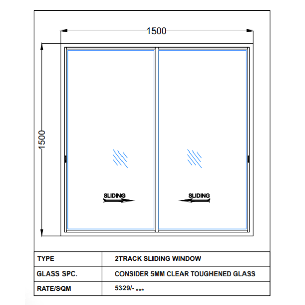 CONSIDER 5MM CLEAR TOUGHENED GLASS