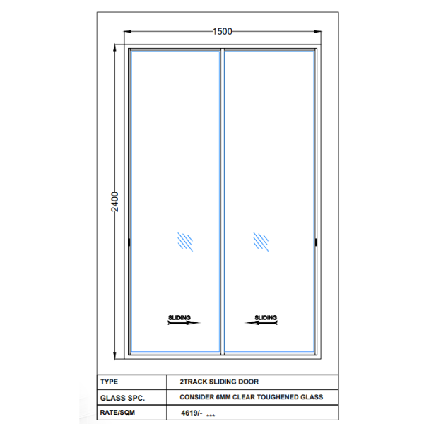 CONSIDER 6MM CLEAR TOUGHENED GLASS