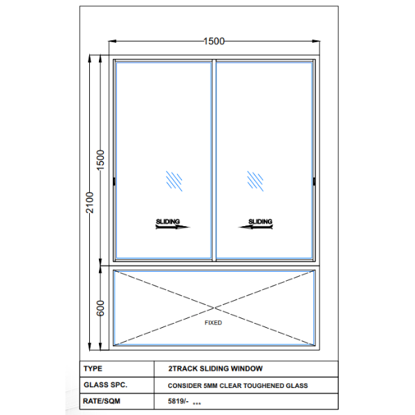 CONSIDER 5MM CLEAR TOUGHENED GLASS