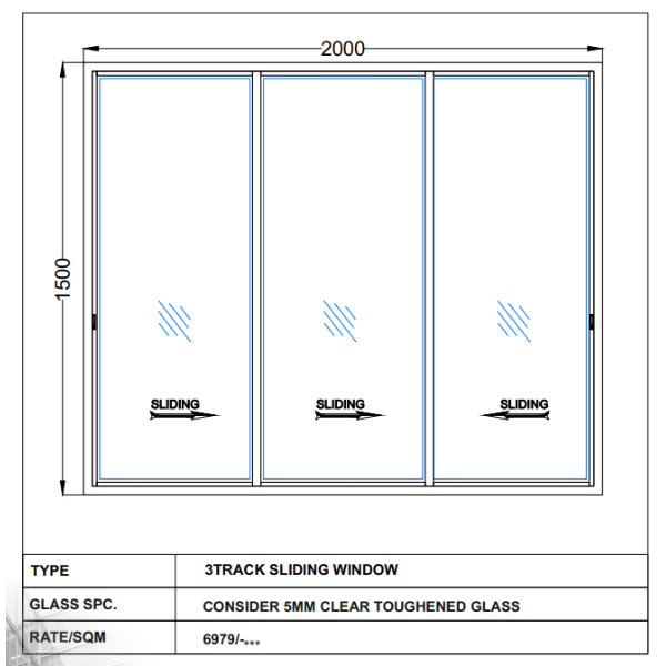 CONSIDER 5MM CLEAR TOUGHENED GLASS
