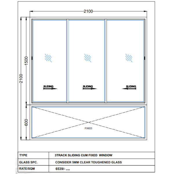 CONSIDER 5MM CLEAR TOUGHENED GLASS